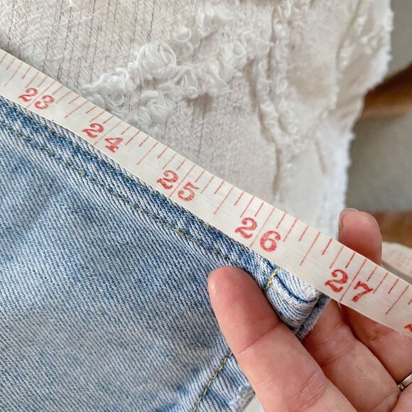 NEW Hammer Jeans 90s No Stretch Denim‎ High Waisted Distressed Jeans Size 25 - Picture 6 of 8